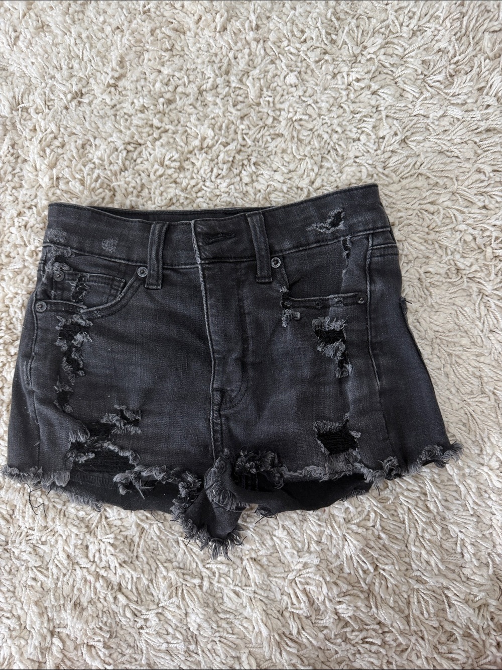 American Eagle Black Jean Shorts!